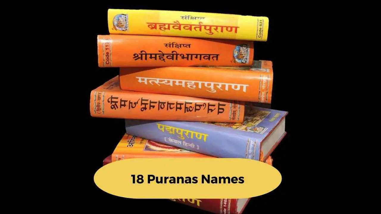 18 nombres de Puranas con significados en el hinduismo