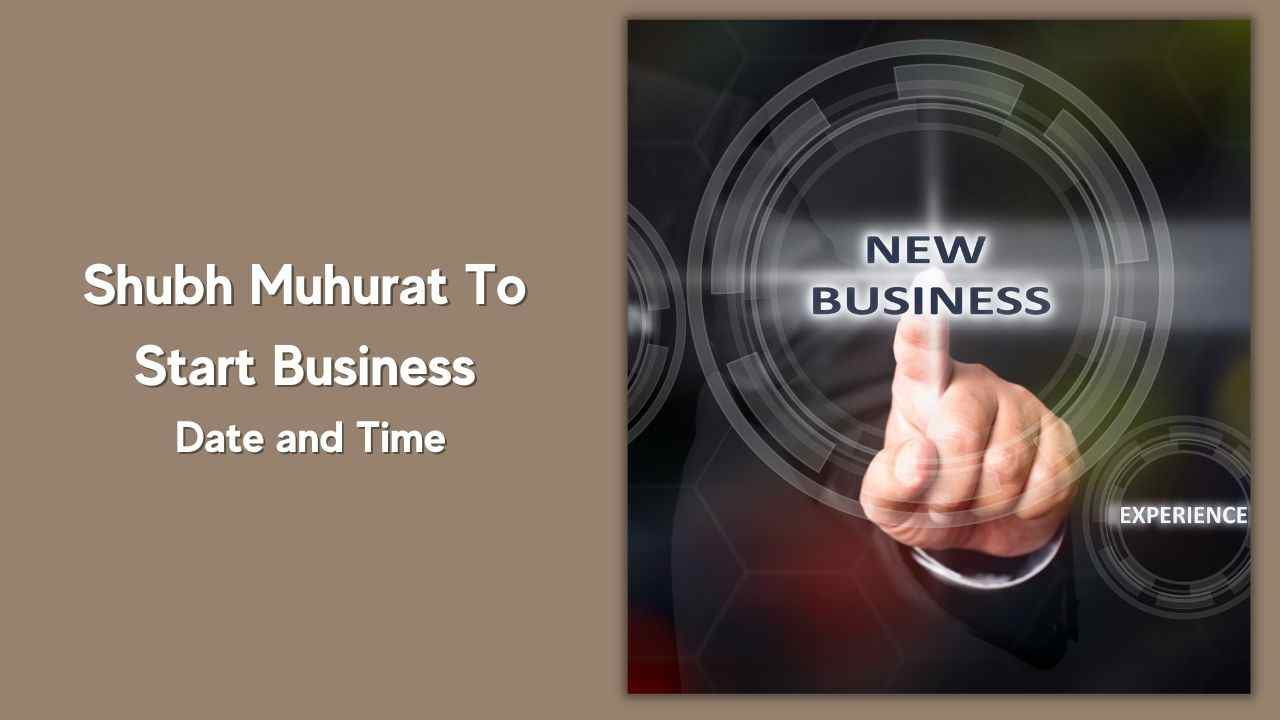 Shubh Muhurat inicia su negocio en : ¿Cuál es el momento oportuno para abrir un nuevo negocio y una oficina este año?