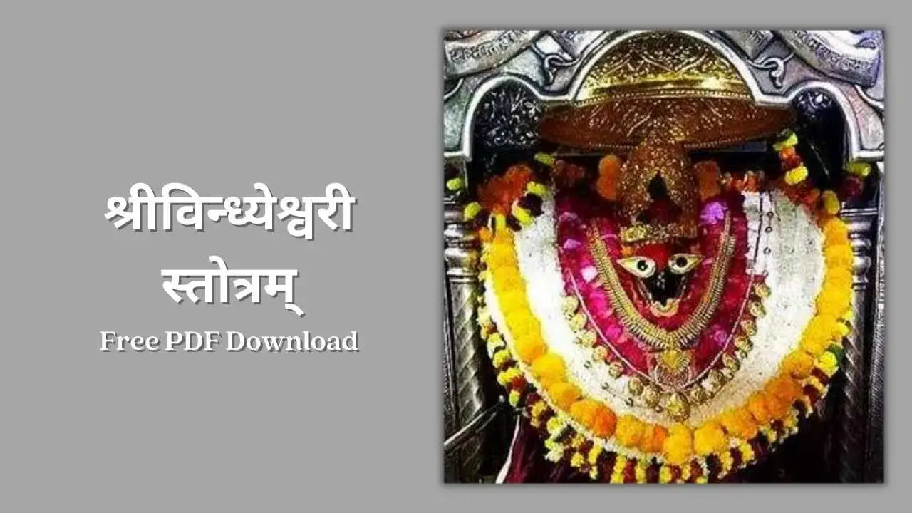 श्रीविन्ध्येश्वरी स्तोत्रम् – Vindhyavasini Stotram | Descarga gratuita de PDF