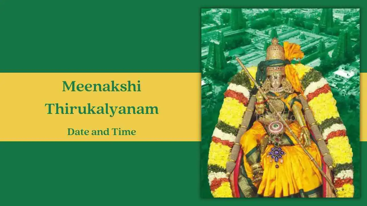 Meenakshi Thirukalyanam Fecha, hora, rituales y significado