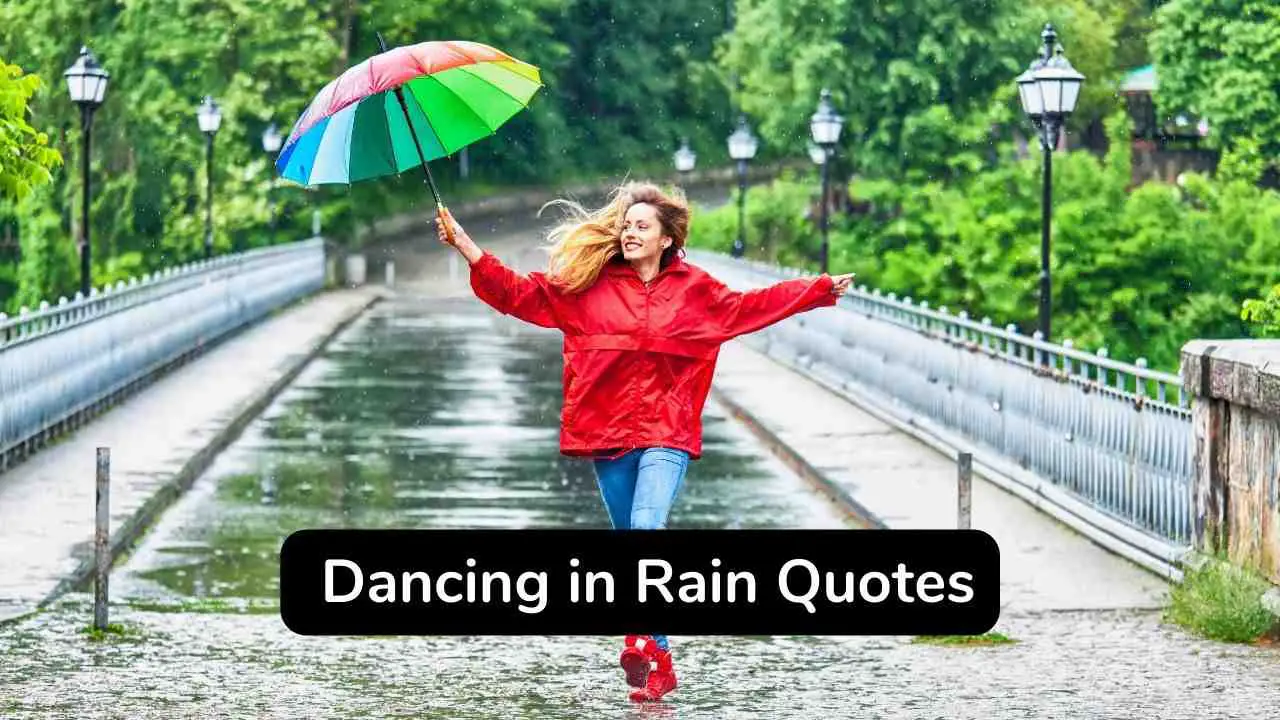 70 citas de baile bajo la lluvia que te encantarán