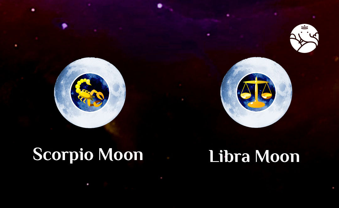 Luna de Escorpio, Luna de Libra