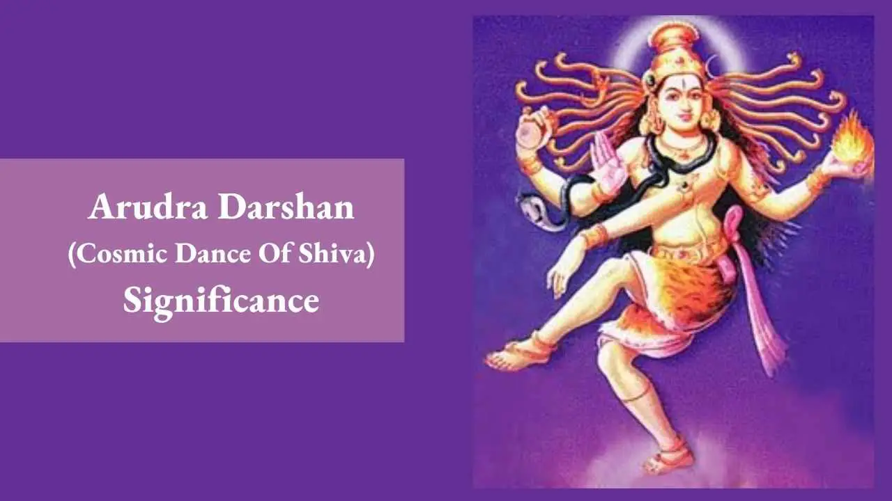 Significado de Arudra Darshan : Danza Cósmica de Shiva | Arudra Darisanam en el mes de Margazhi